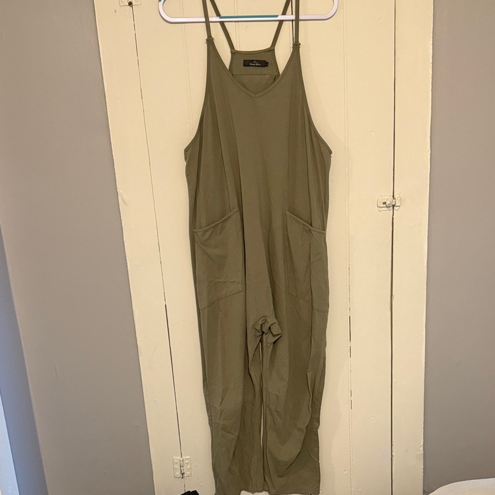 Olive Green Jumpsuit
